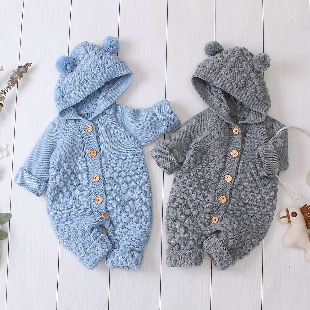 Baby Knitted Jumpsuit - Minihomy