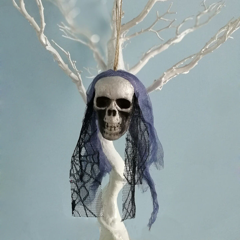 Halloween Hanging Skull Head Ghost Halloween Decoration - Minihomy