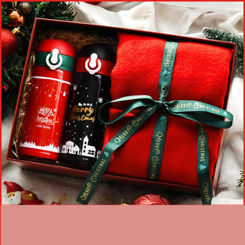 Christmas Gift Female Thermos Cup Gift Box Set - Minihomy