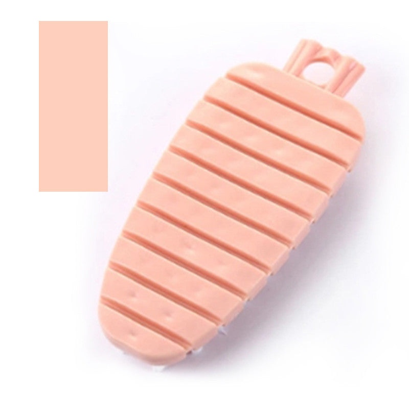 Multifunction Vegetable Fruit Cleaning Brush Flexible Potato Carrot Cucumber Cleaning Brush - Minihomy