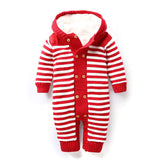 Newborn Baby Boys Girls Warm Romper Baby Winter Thick Climbing Clothes