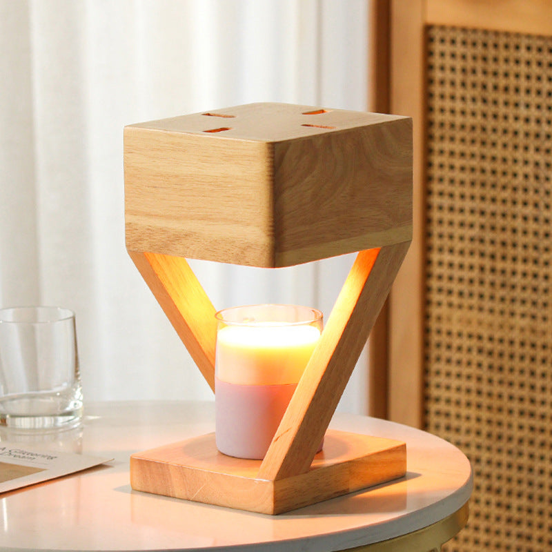 Household Oak Aromatherapy Wax Melting Lamp - Minihomy