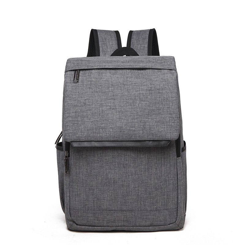 Satchel made men's business casual computer Canvas Backpack