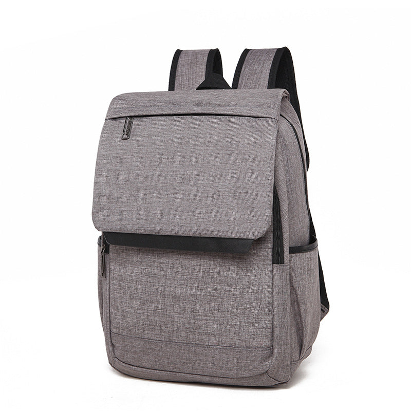 Satchel made men's business casual computer Canvas Backpack