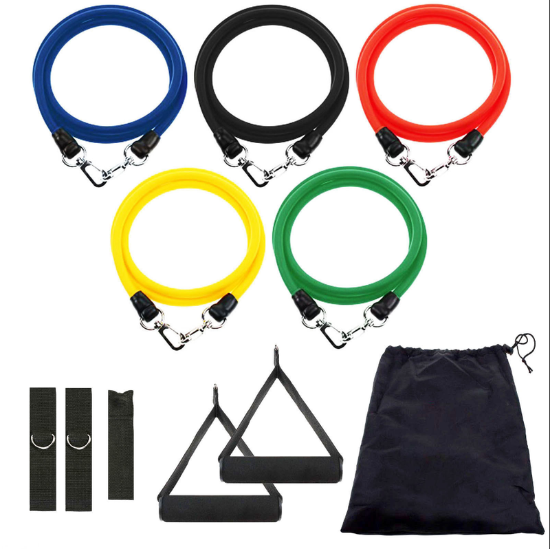 11-piece suit fitness rally pull rope - Minihomy