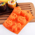 Halloween Pumpkin Cakes Silicone Mold Bald Cake Chocolate Jelly Mold Decorations - Minihomy