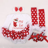 Four-piece Christmas Gift Newborn Clothing Set Baby