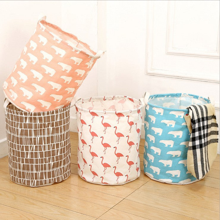 Foldable laundry basket