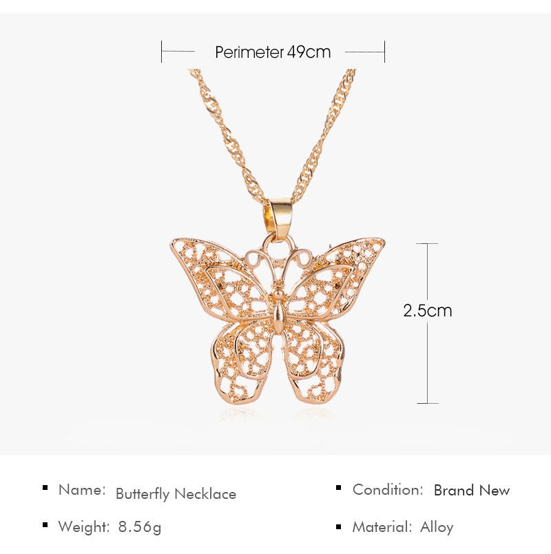 Butterfly Statement Necklaces Pendants - Minihomy