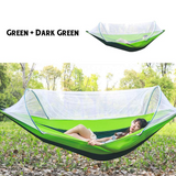 2 Person Portable Outdoor Mosquito Parachute Hammock - Minihomy