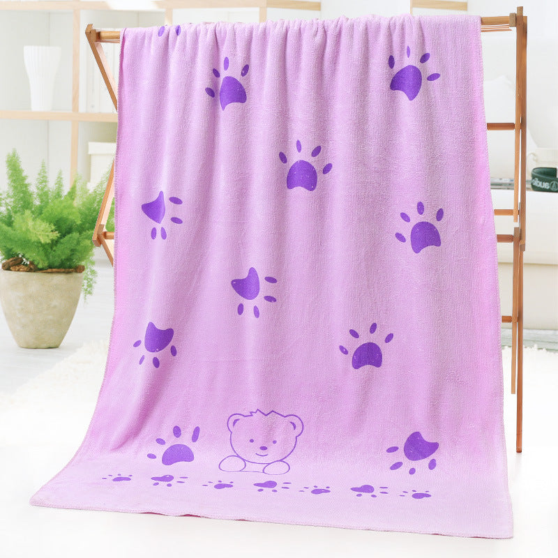 Bath towel beach towel cartoon print - Minihomy