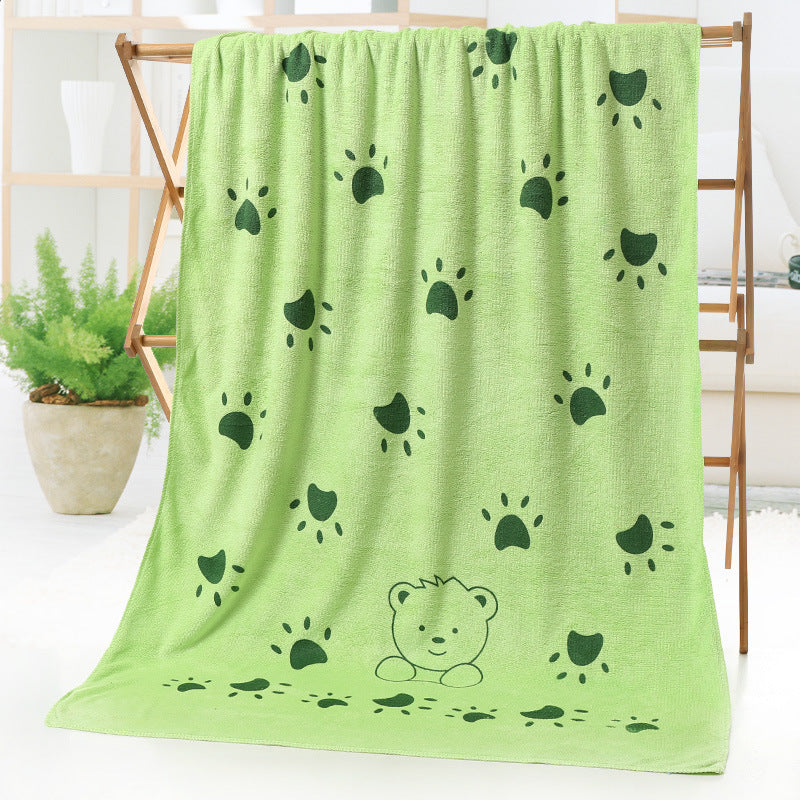 Bath towel beach towel cartoon print - Minihomy