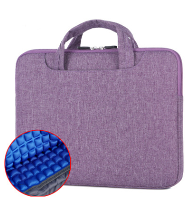 Portable color shockproof ultra-thin laptop bag