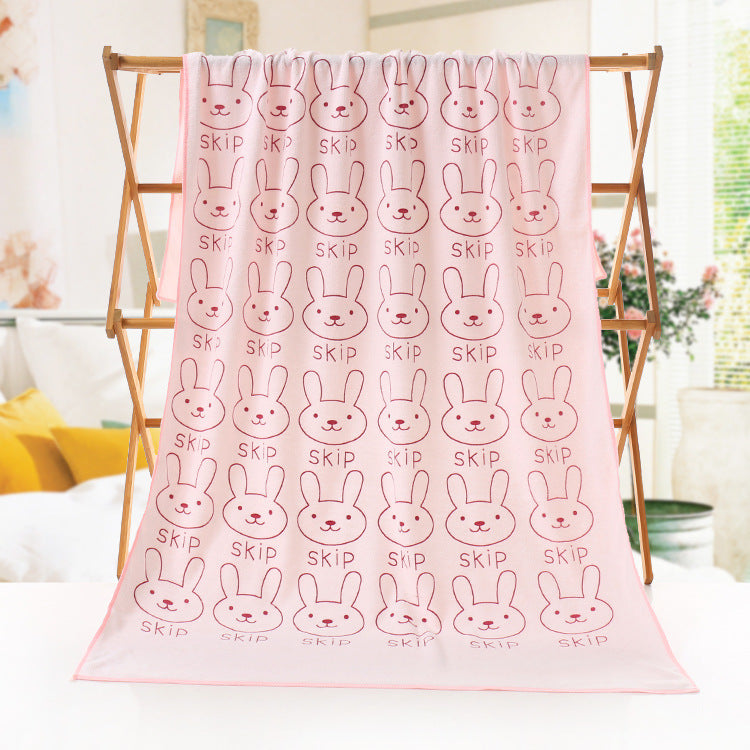 Bath towel beach towel cartoon print - Minihomy