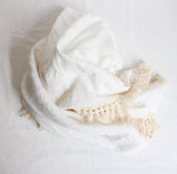 Baby Cotton Double Yarn Tassel Bath Towel