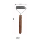 Pet Comb Solid Wood Antique Hair Removing Products - Minihomy