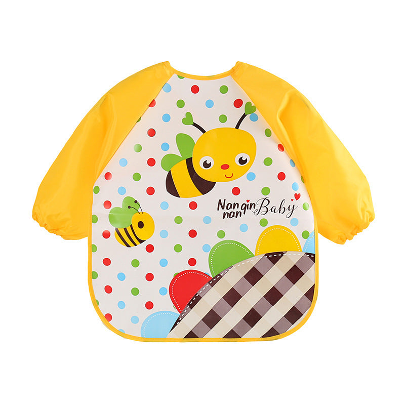 Children's long-sleeved anti-dressing clothes baby bib - Minihomy