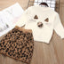 Girls Clothes Set For Autumn Winter Tops Sweater Skirt Suits - Minihomy