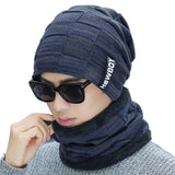 Padded knitted hat