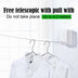 Invisible Tendedero Ropa Wall Hanger Retractable Indoor Clothes Hanger Magic Drying Rack Retractable Clothesline Clothes Dryer - Minihomy