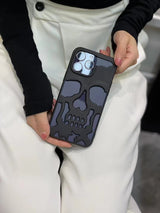 Plating 3D Skull Phone Case For IPhone