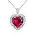 Zircon Heart Necklace