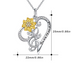 Sunflower Necklace S925 Sterling Silver