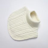 Children's Pullover Warm High-neck Knitted Scarf