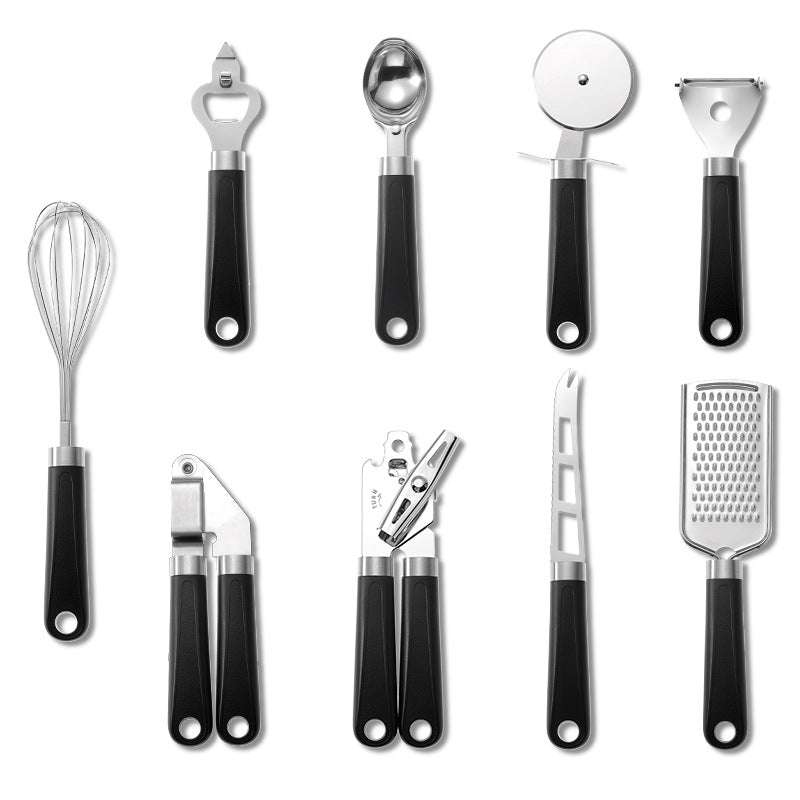 Creative Plastic Handle Stainless Steel Kitchen Utensils - Minihomy