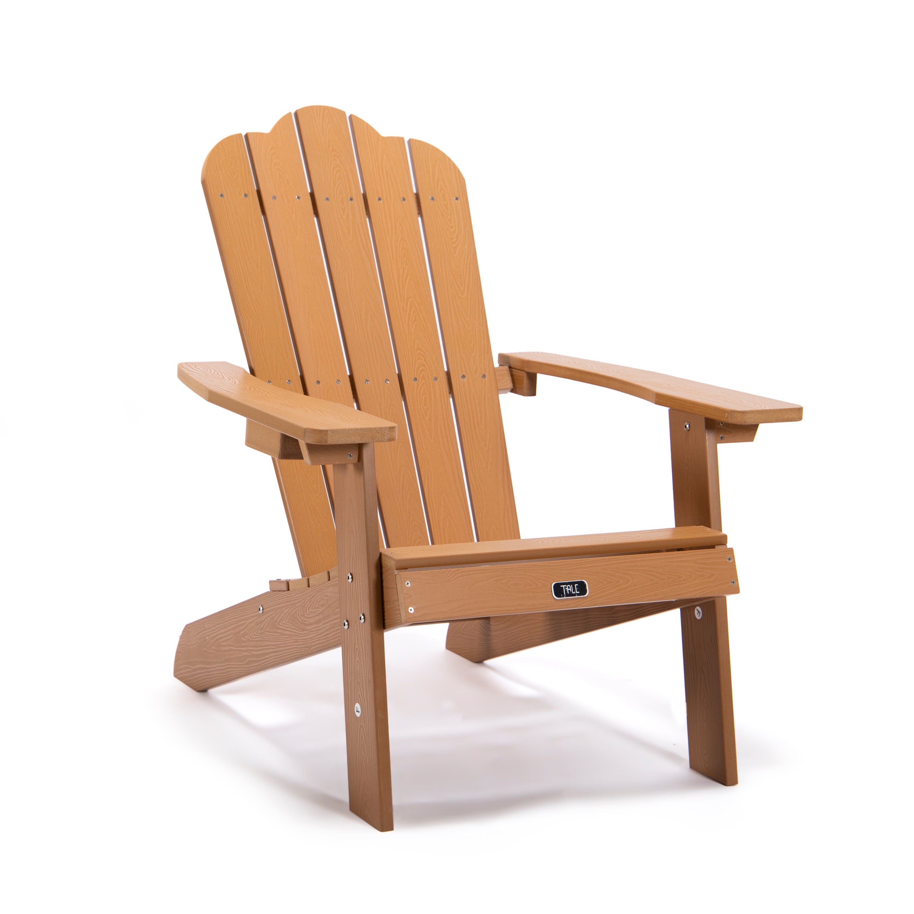 Adirondack Chair Backyard Outdoor Furniture Painted Seating With Cup Holder All-Weather And Fade-Resistant