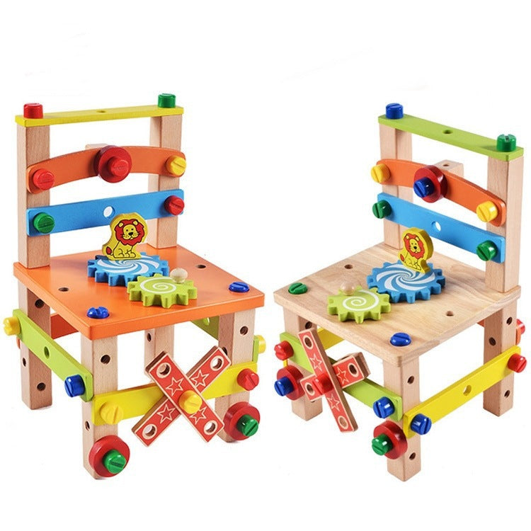 Children's Chair Building Block Toys - Minihomy