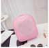 Korean cute students children's soft sister Macarons retro color transparent Backpack Bag