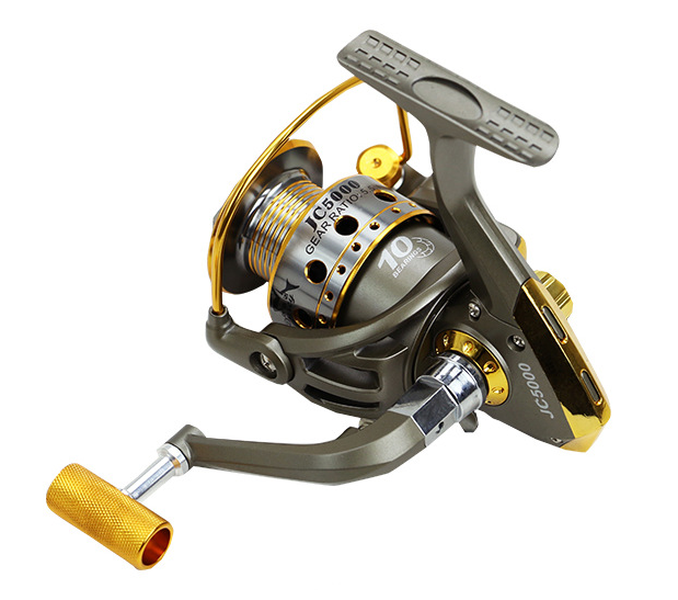 10-axis metal head reel fishing reel metal handle fishing tackle - Minihomy