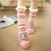 Casual Plus Velvet Mid-tube Ladies Snow Slippers Carpet Socks - Minihomy