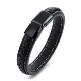 Black titanium steel bracelet - Minihomy