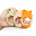 Baby Silicone Wood Ring Fox Baby Teether Molar Stick Toy - Minihomy