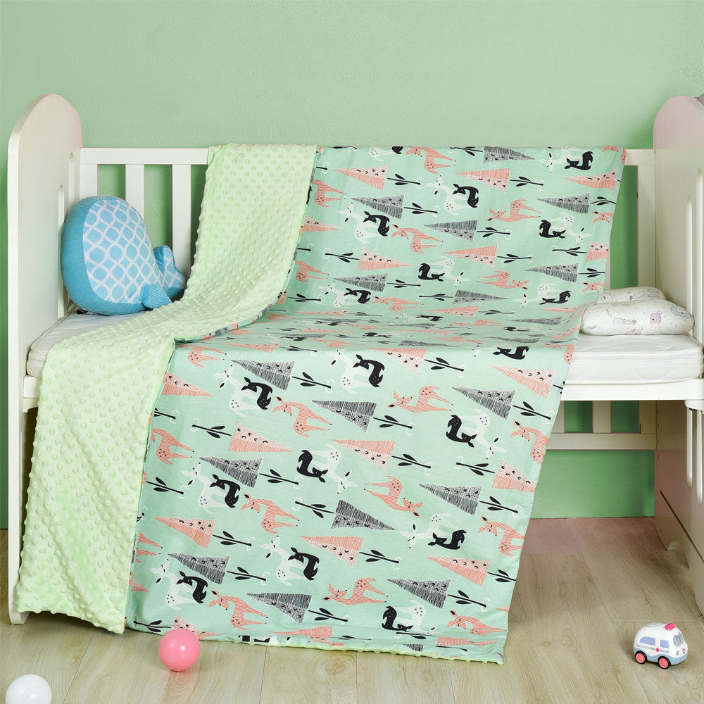 Cotton cartoon baby blanket - Minihomy