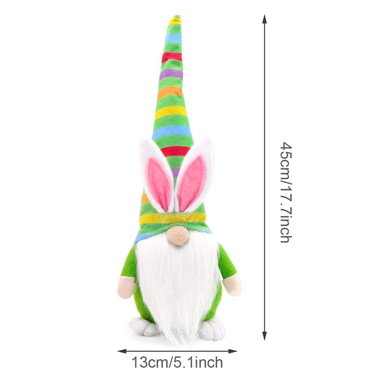 Easter Faceless Dwarf Holding Carrot Doll - Minihomy