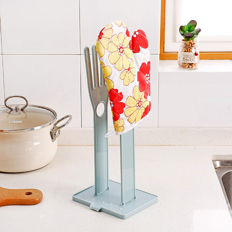 Creative household multifunctional detachable glove airer kitchen storage rack - Minihomy