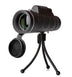 Monocular Telescope Zoom Scope with Compass Phone Clip Tripod - Minihomy