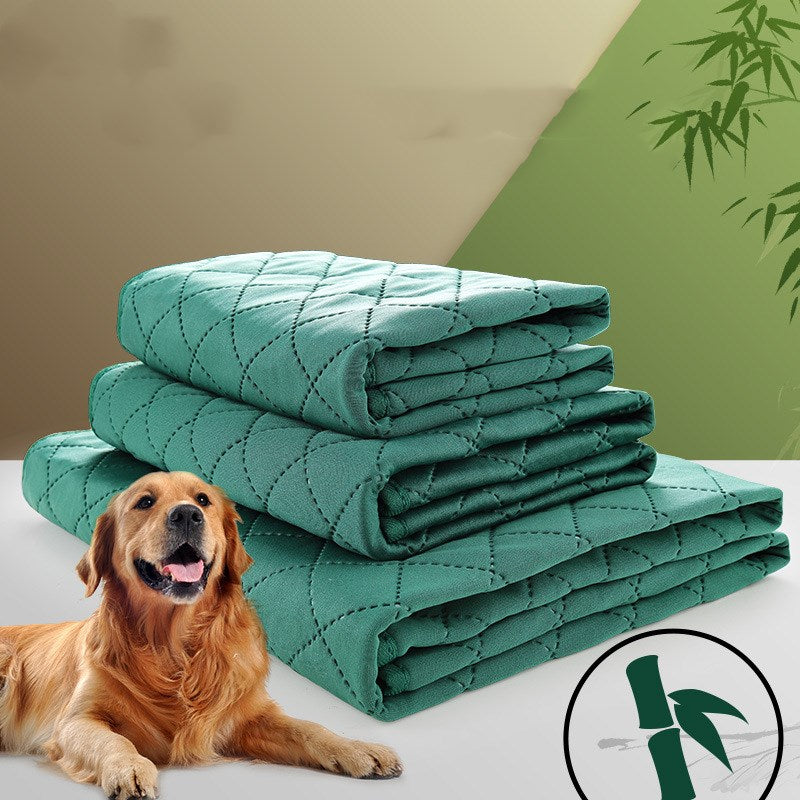 Natural Bamboo Fiber Pet Fixed-point Training Deodorant Moisture-proof Dog Pad - Minihomy