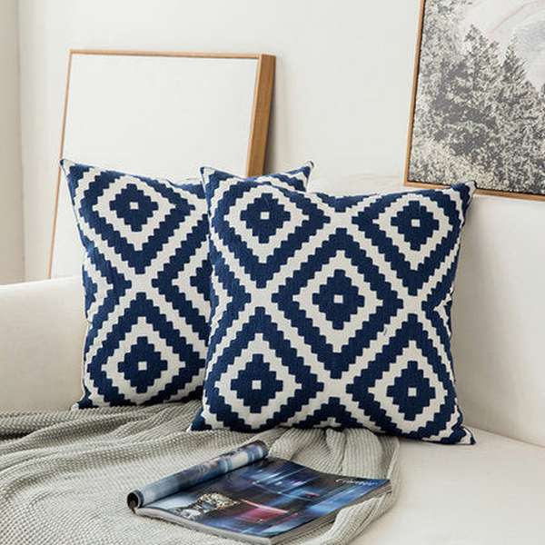 Classical embroidered home pillow without core - Minihomy