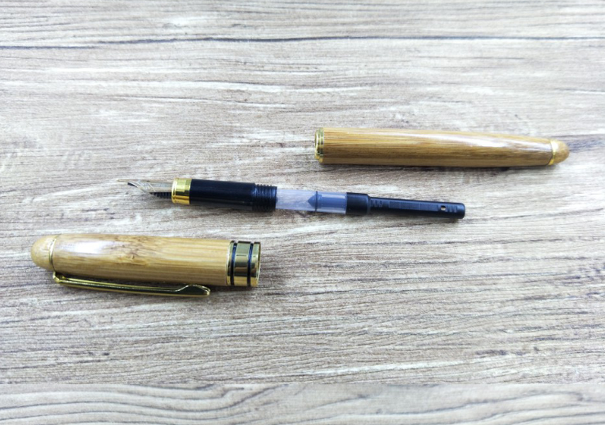 Bamboo Pen Bamboo Pen Pen Ball Pen Lettering Customer Gift Hard Pen Neutral Bamboo Pen - Minihomy