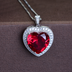 Zircon Heart Necklace