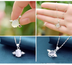 High Quality Cat's Eye Angel Egg Pendant Valentine's Day Hypoallergenic Jewelry