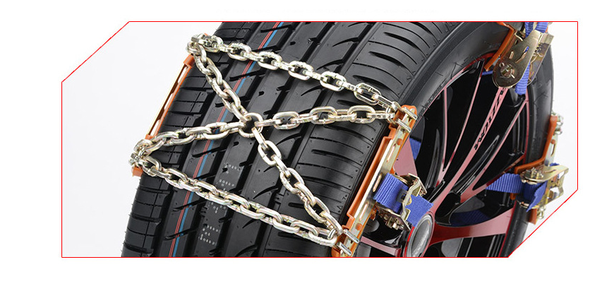 Car SUV Anti-skid Chain Automobile Tire General Tire Emergency Chain Snow And Mud Manganese Steel Snow Chain