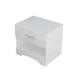 Modern High-gloss Bedside Table Storage Cabinet With One Drawer