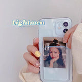 Women's Transparent Card Phone Case