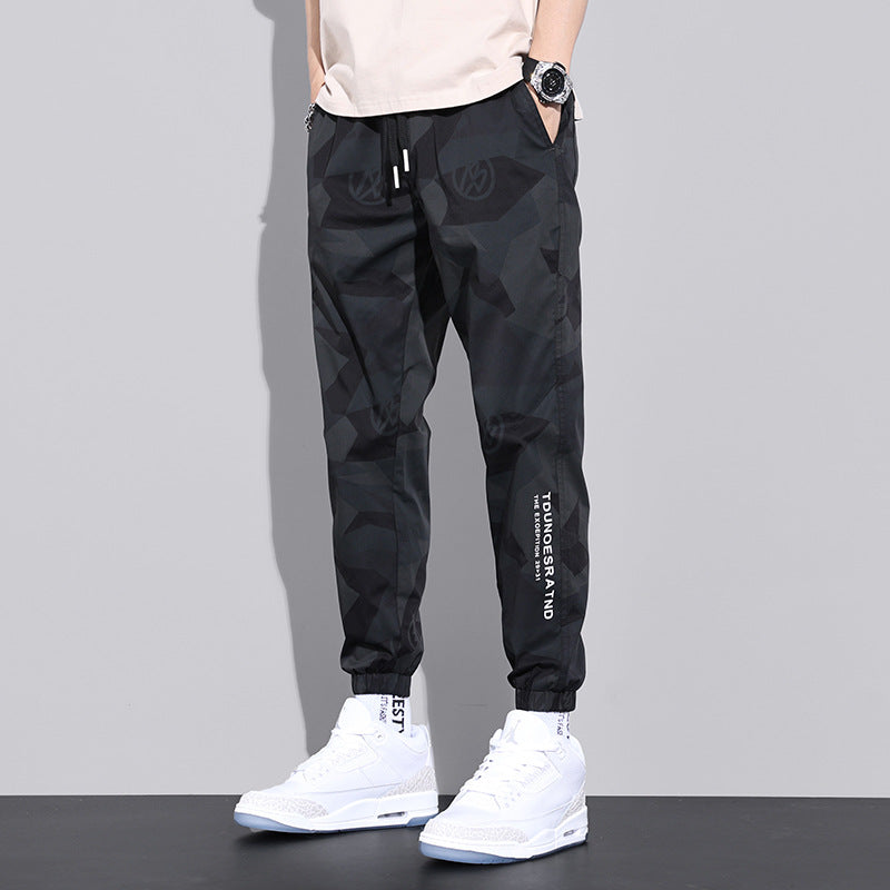 Camouflage Overalls Men's Trendy Brand Loose-fitting Casual Pants