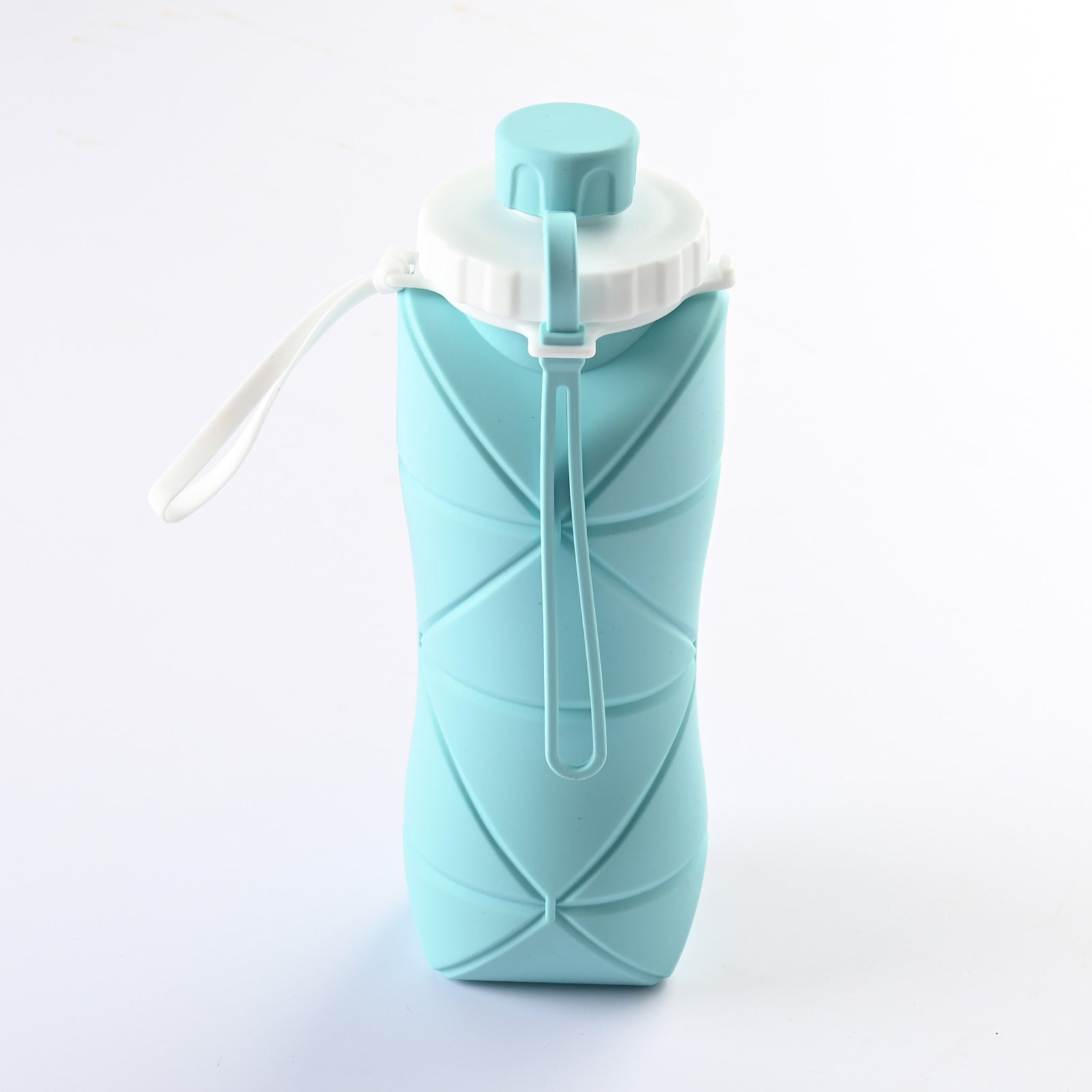 600ml Folding Silicone Water Bottle - Portable Sports Bottle